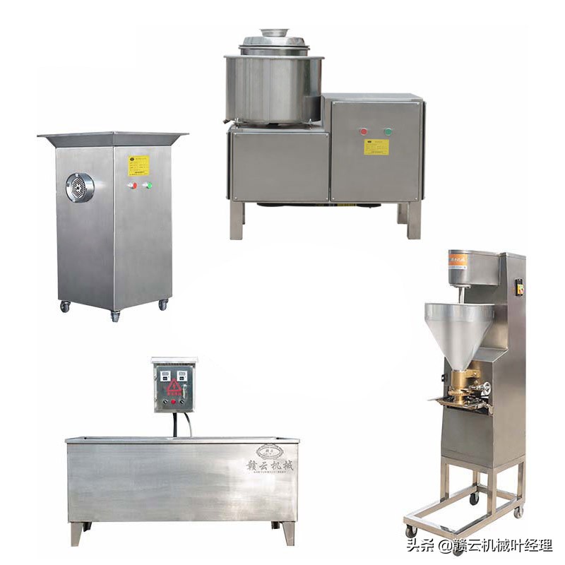 十大品牌的家用小型肉丸机,怎么买全自动肉丸机器整套设备
