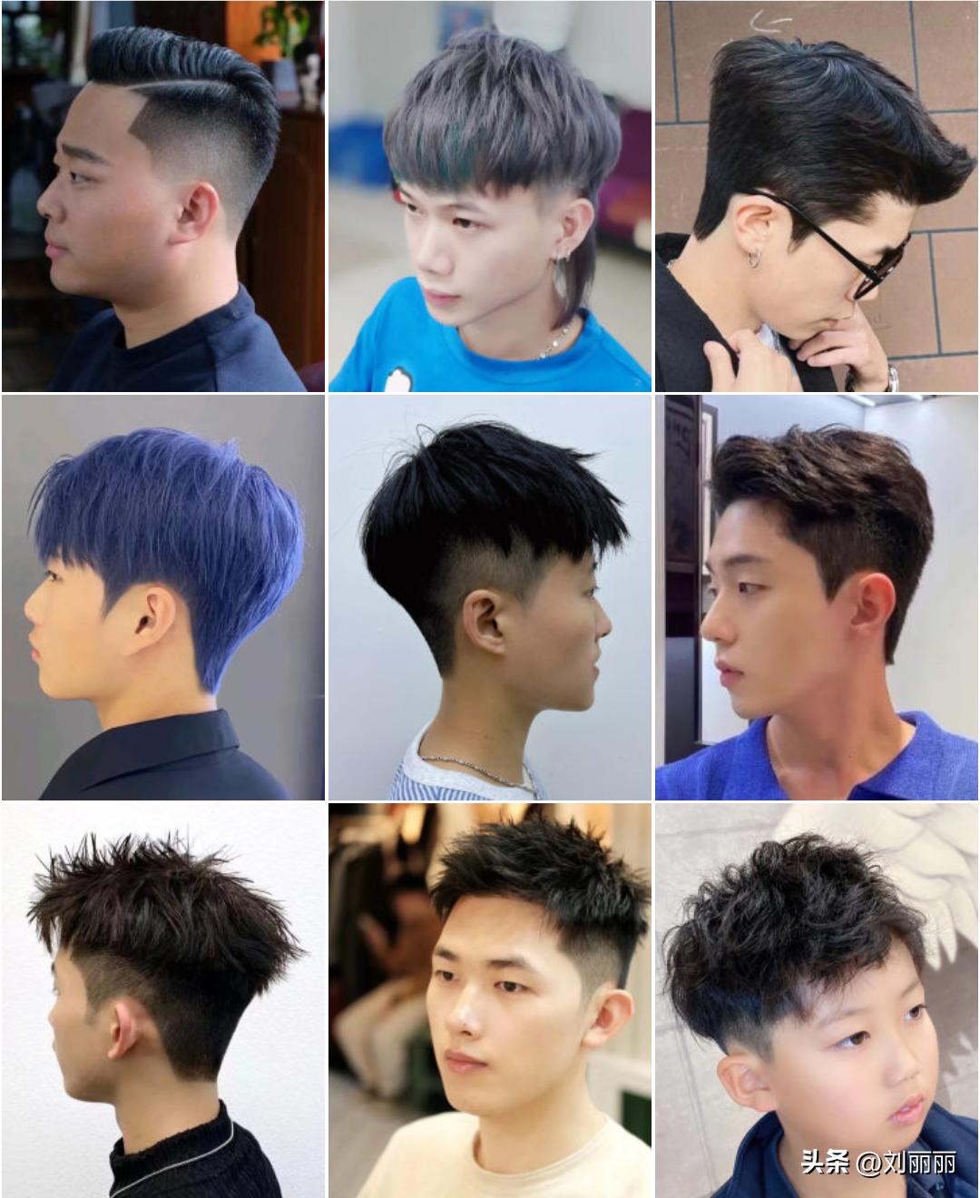 2020年男士中分发型最火发型,男士发型2021流行发型圆脸方脸