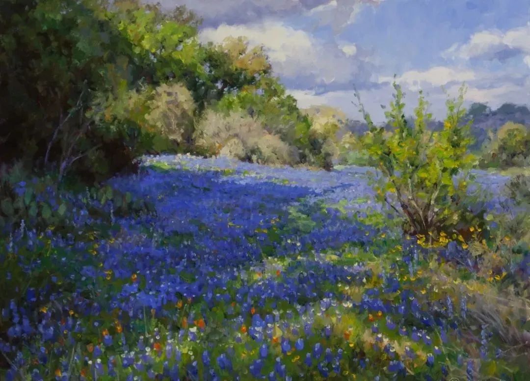 大师笔触生动的风景油画,视觉冲击力很强的风景油画图片