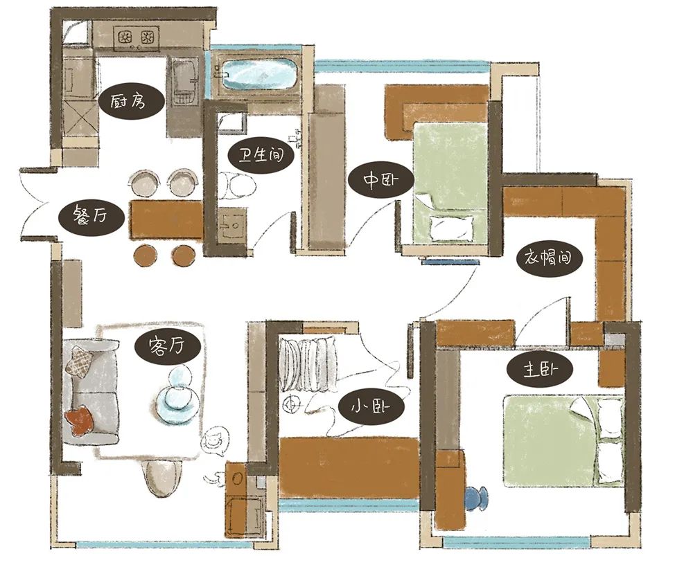 好看的房子里面家具,好看的房子还有一些细节