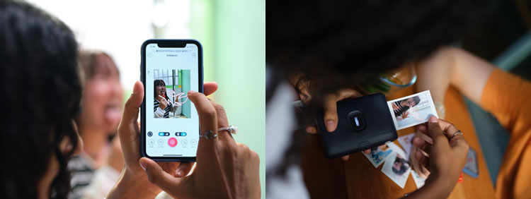 富士数码照片打印机2代,富士instaxshare手机照片打印机