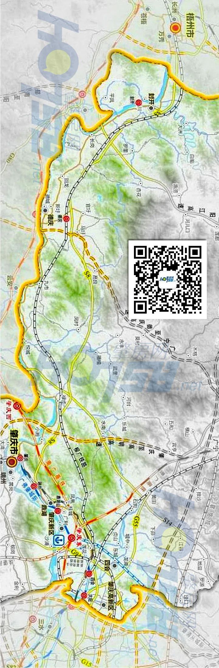 广东肇庆新区地铁规划,肇庆高要区铁路规划