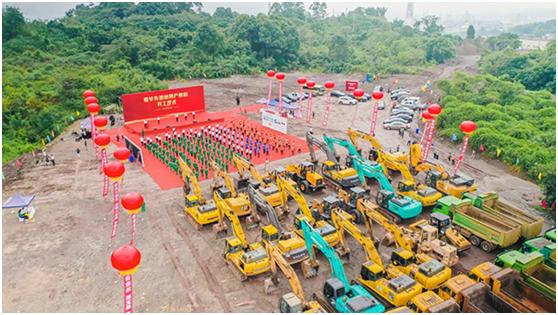 福华新材料一体化产业园项目,福华先进材料产业园工地