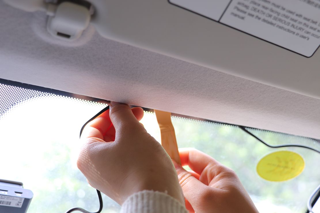 360行车记录仪k580安装教程,隐藏行车记录仪360