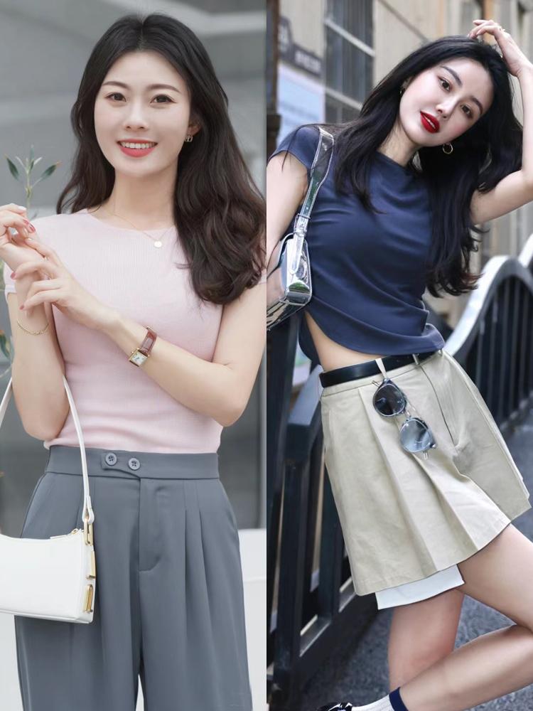 夏季穿搭女性这样穿都认不出来,夏季穿衣不纠结套装解决穿搭烦恼