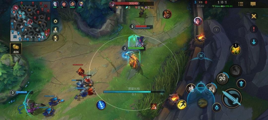 lol手游潘森打鳄鱼,lol手游潘森打艾克