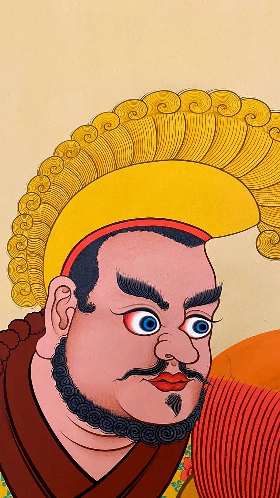 准提佛母唐卡高清壁纸,阿弥陀佛唐卡超清壁纸