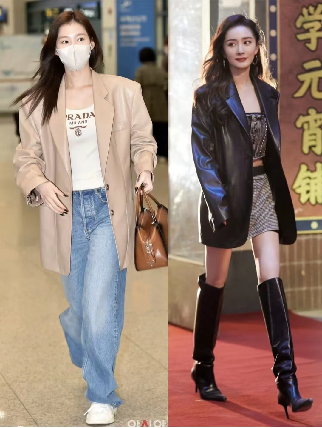 黑色机车皮衣搭配女秋冬,男士皮衣怎么搭配才显高级