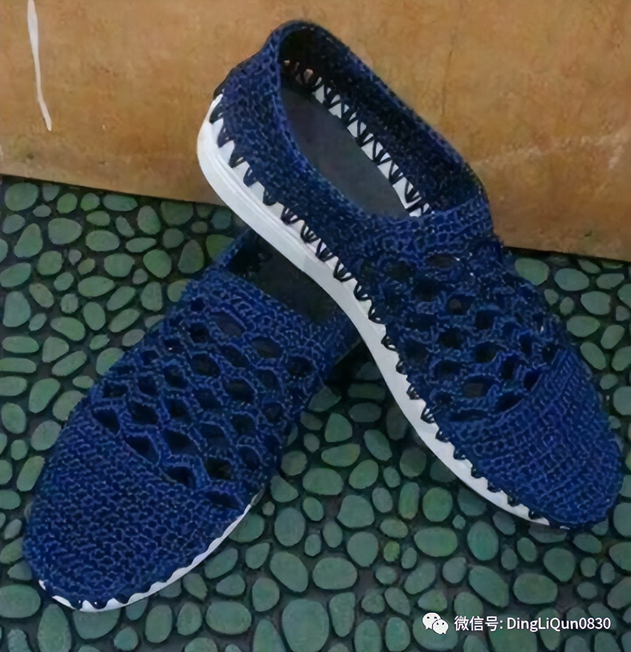 最简单的钩针编织鞋子,针织毛线鞋图案大全