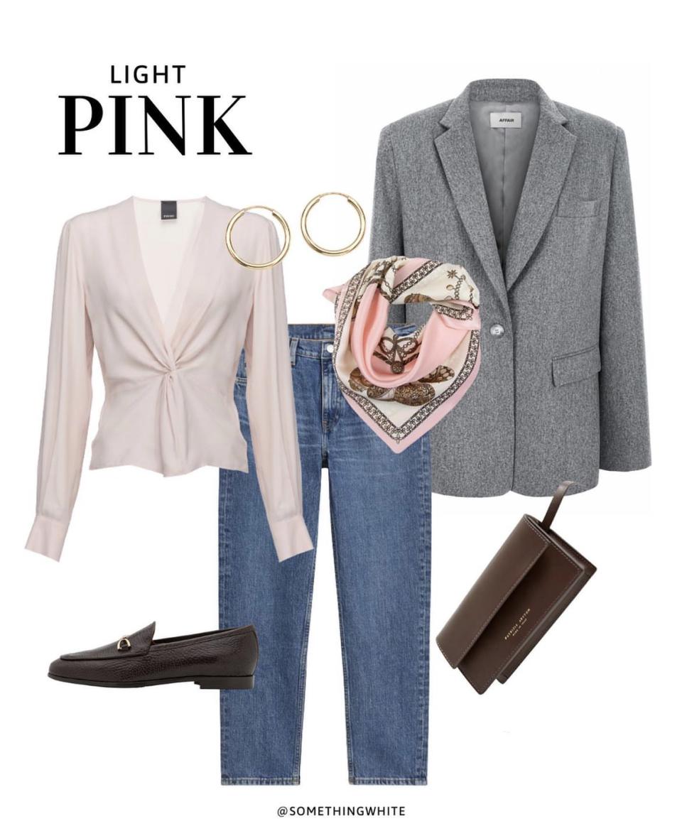 热门粉色系的搭配也太好看了,粉色系搭配图高级感