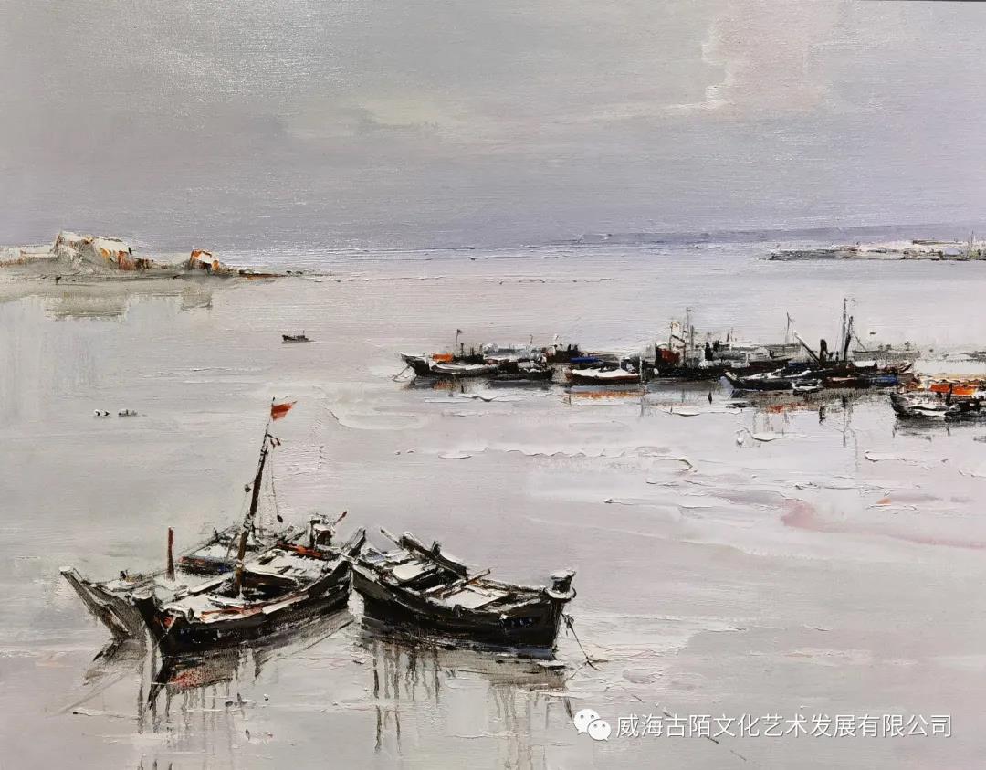 快雪时晴赵孟頫题跋,夏俊波油画