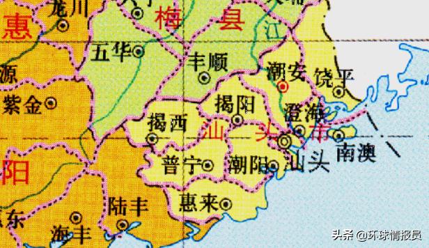广东潮汕是地级市还是县级市,广东潮汕地区如何划分的