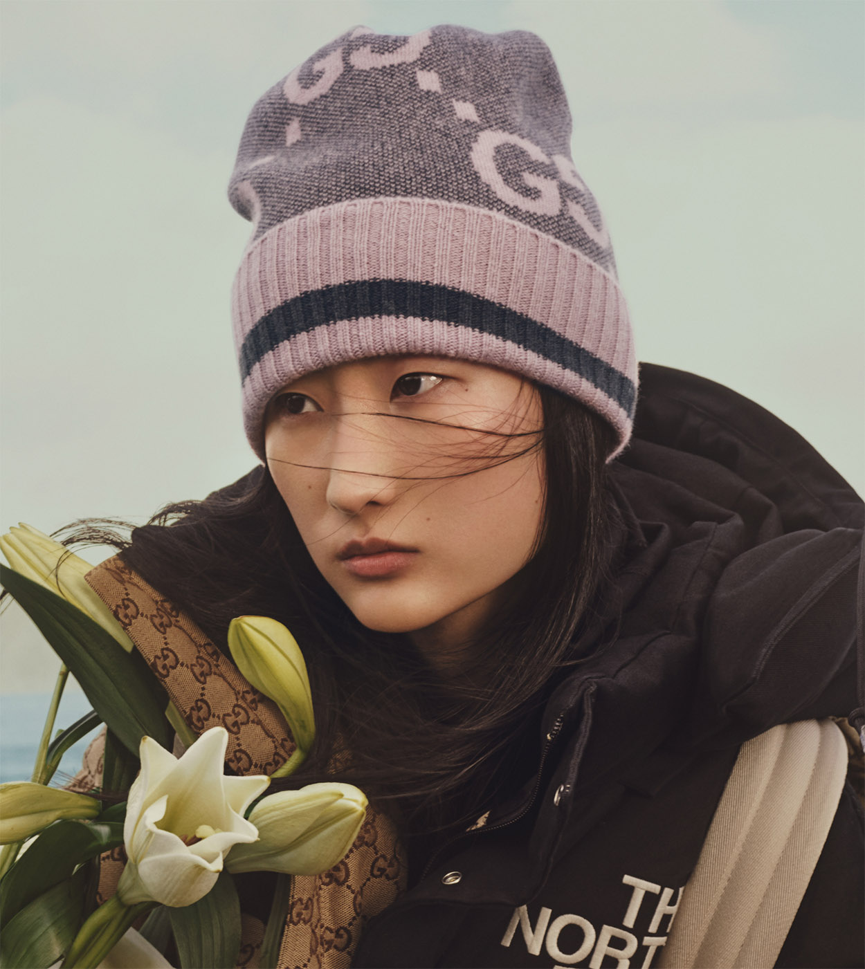 thenorthfacegucci联名白t,thenorthfacegucci联名老花