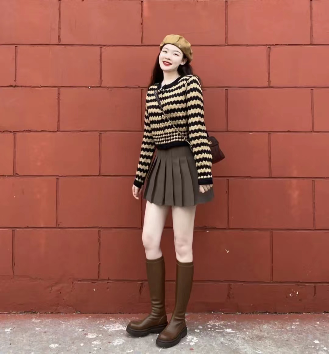 显瘦百搭又好看长筒宽靴,长筒高筒靴显瘦质感好显高