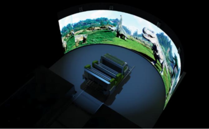 杭州裸眼3d轨道影院项目方案,9d裸眼环幕轨道影院探店视频