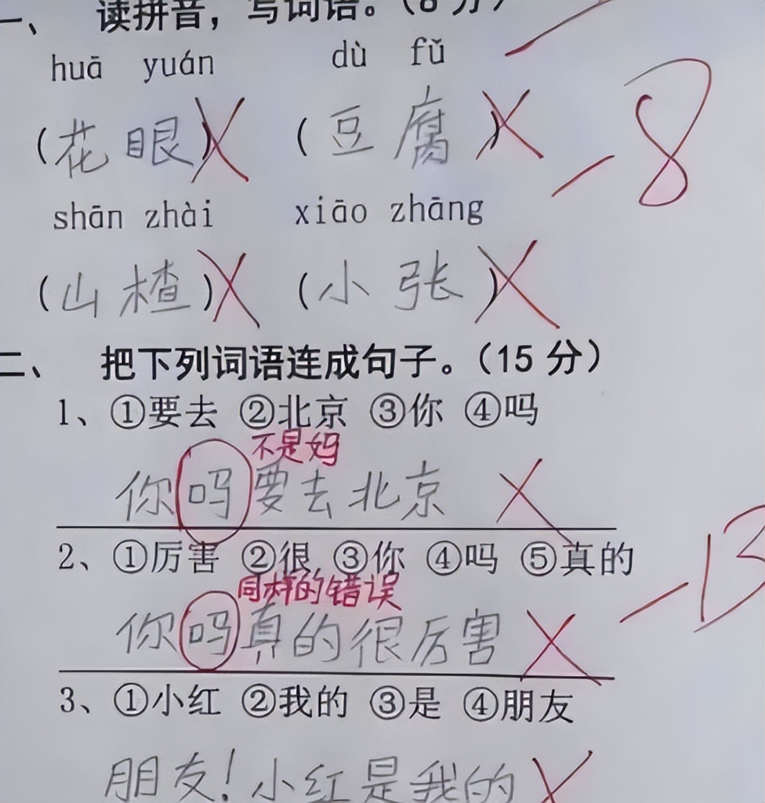 小学生零分试卷网友看了笑喷,一次大胆的尝试500字六年级