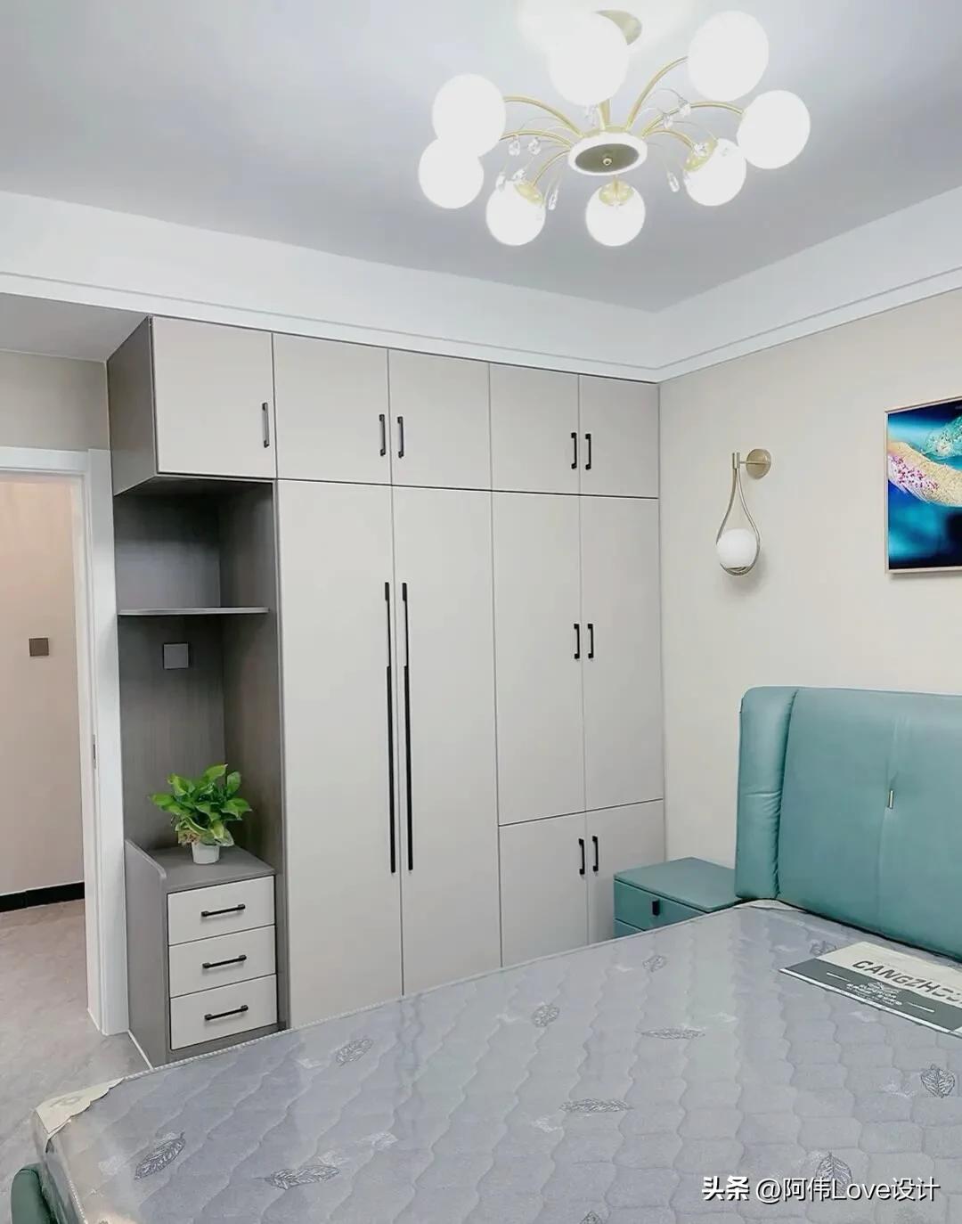 卧室墙面漆颜色搭配,婚房卧室窗帘颜色搭配