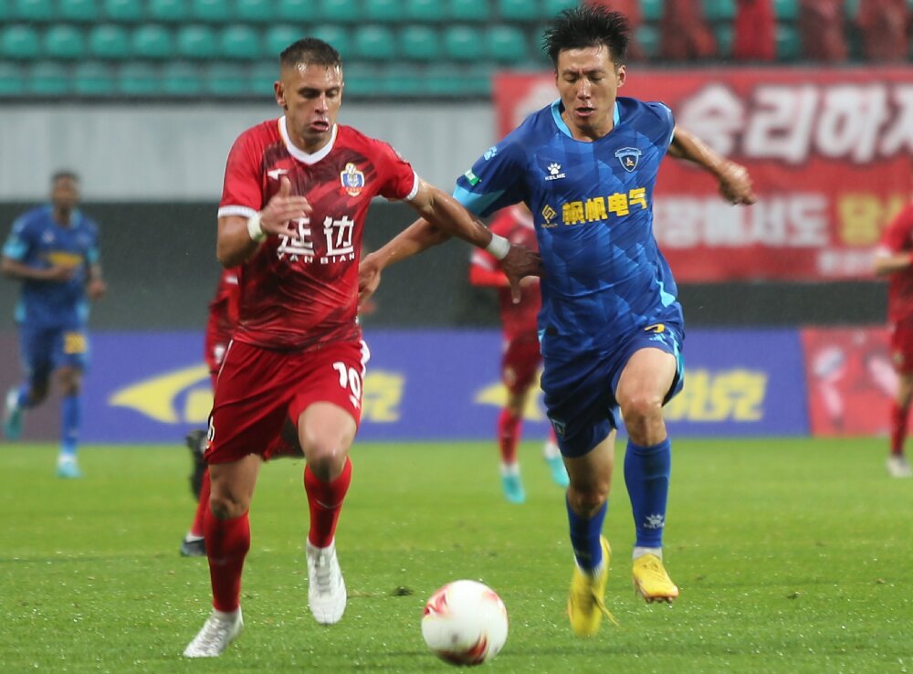 青岛红狮vs延边龙鼎集锦,猛虎苏醒咆哮