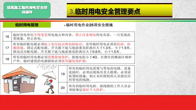 建筑施工临时用电安全培训课件