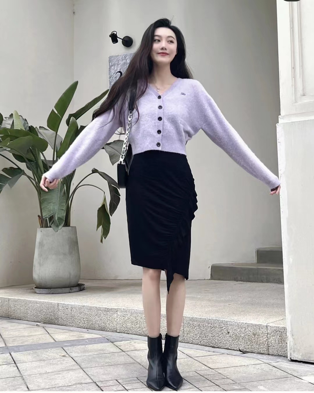 牛仔衫早春穿搭,复古牛仔衫女设计感小众早春