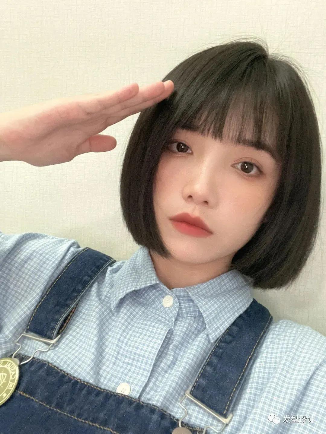 短发推荐大圆脸利落,2021圆脸大脸最火短发