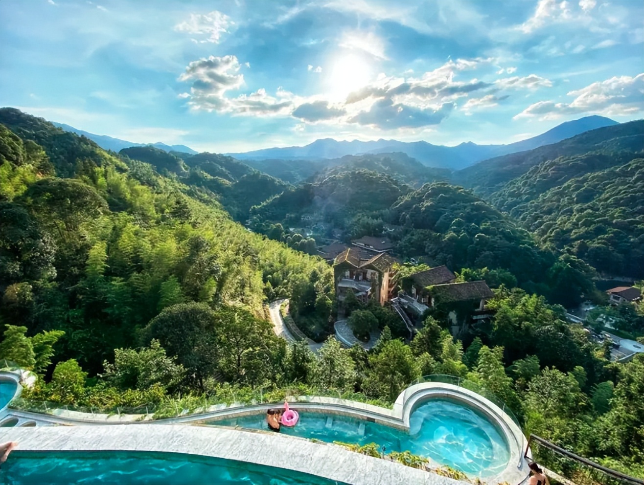 惠州超5星避暑地,悬崖泳池、高山泡池、沙溪徒步,豪华住得起!