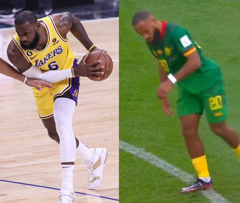 喀麦隆一球员撞脸詹姆斯叫啥名字,喀麦隆足球球员撞脸詹姆斯