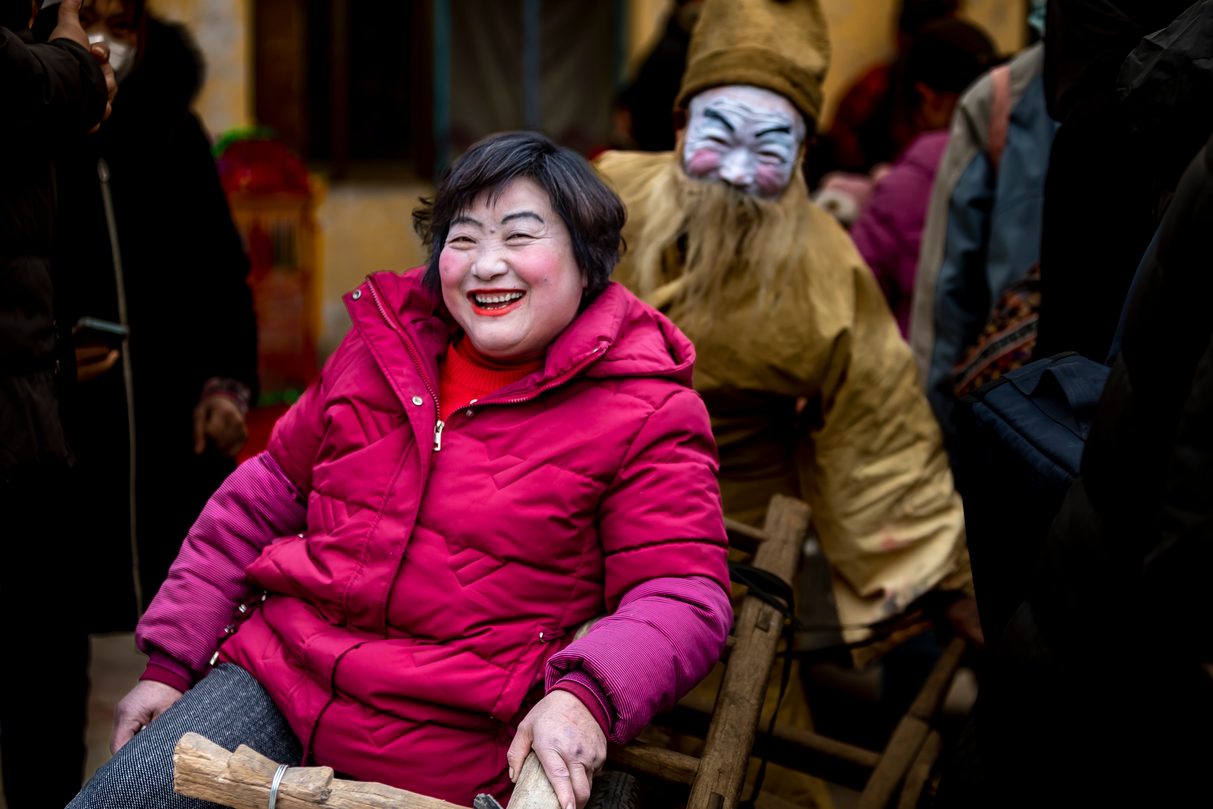 沂水大峪送火神时间,大峪村送火神舞狮