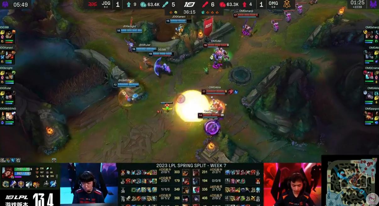 omg翻盘jdg,omg打败edg赛后数据
