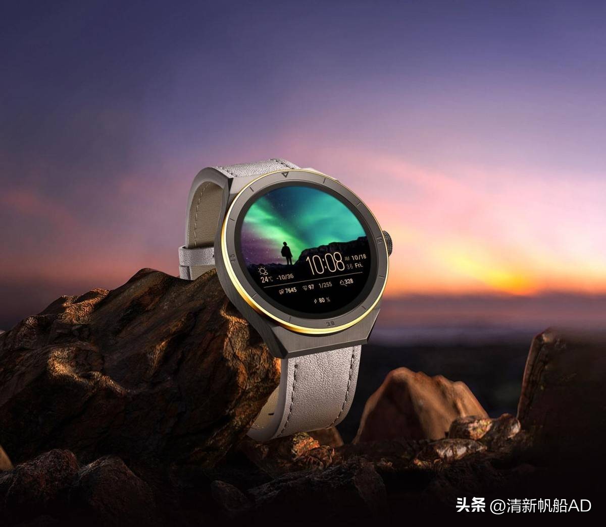 华为最新款黄金手表,华为金手表