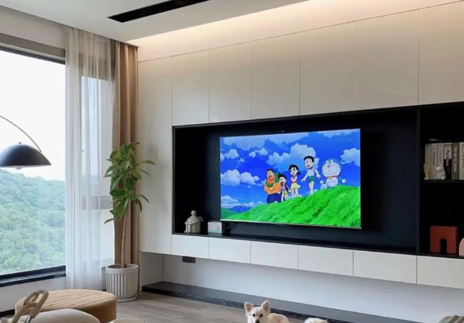 电视柜意式轻奢高级感,全屋定制电视柜怎么做才显高级