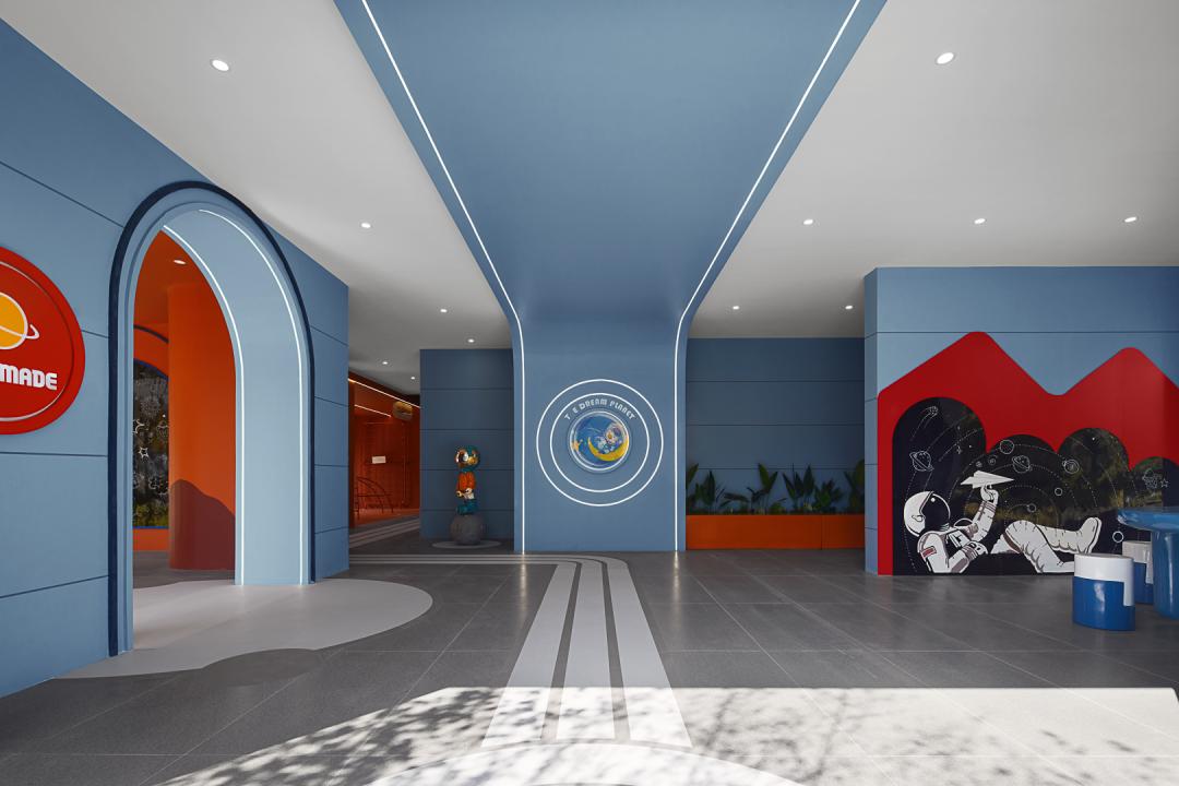 【S.U.N新作】儿童主题架空层+样板房设计：穿越时空的星际之旅！