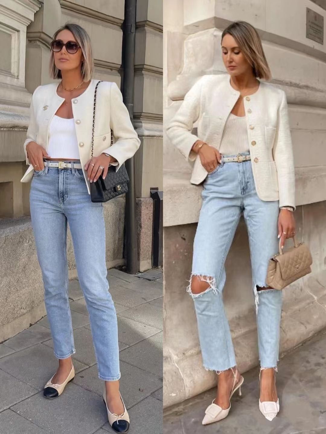 七分小脚裤如何搭配上衣,秋季黑色小脚裤穿搭