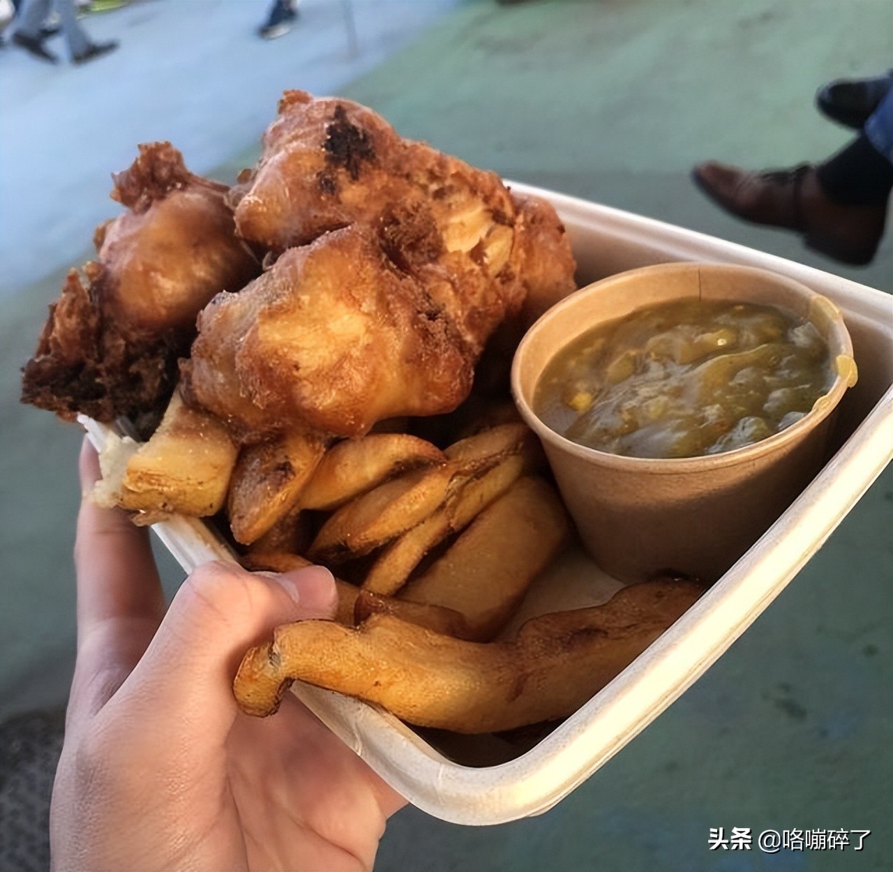 球场吃美食,在球场吃美食