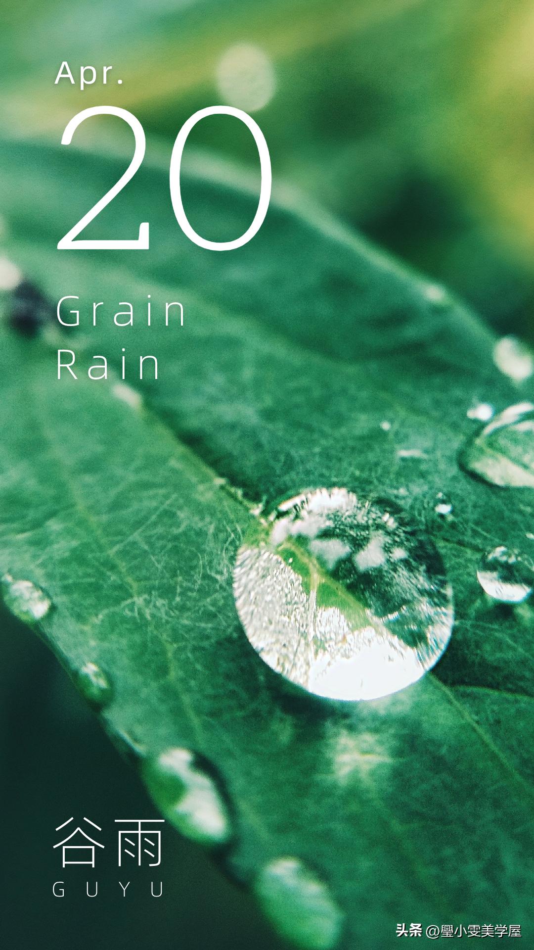 唯美不俗的谷雨文案,谷雨文案高级句子摘抄