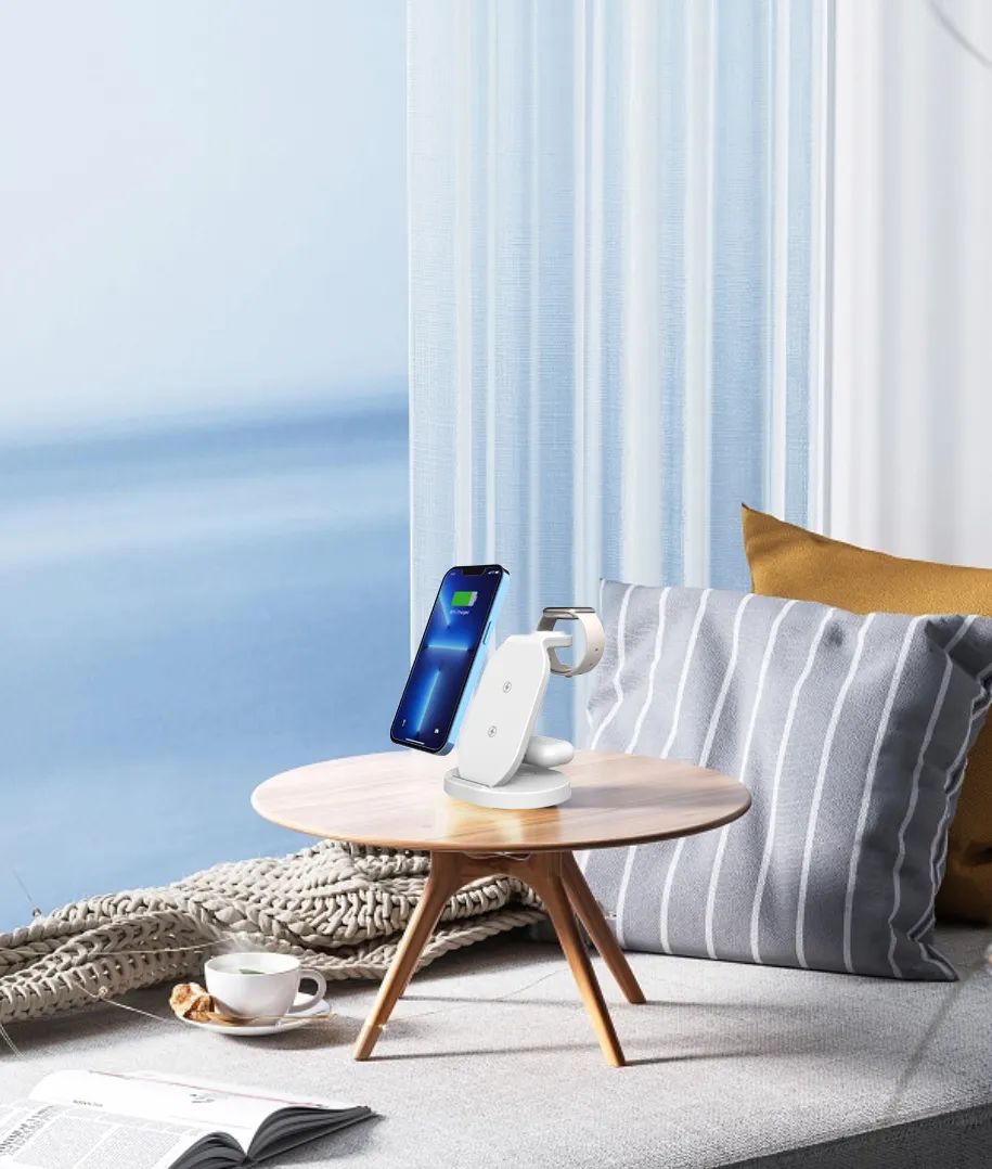 三合一无线充,桌面无线充多合一