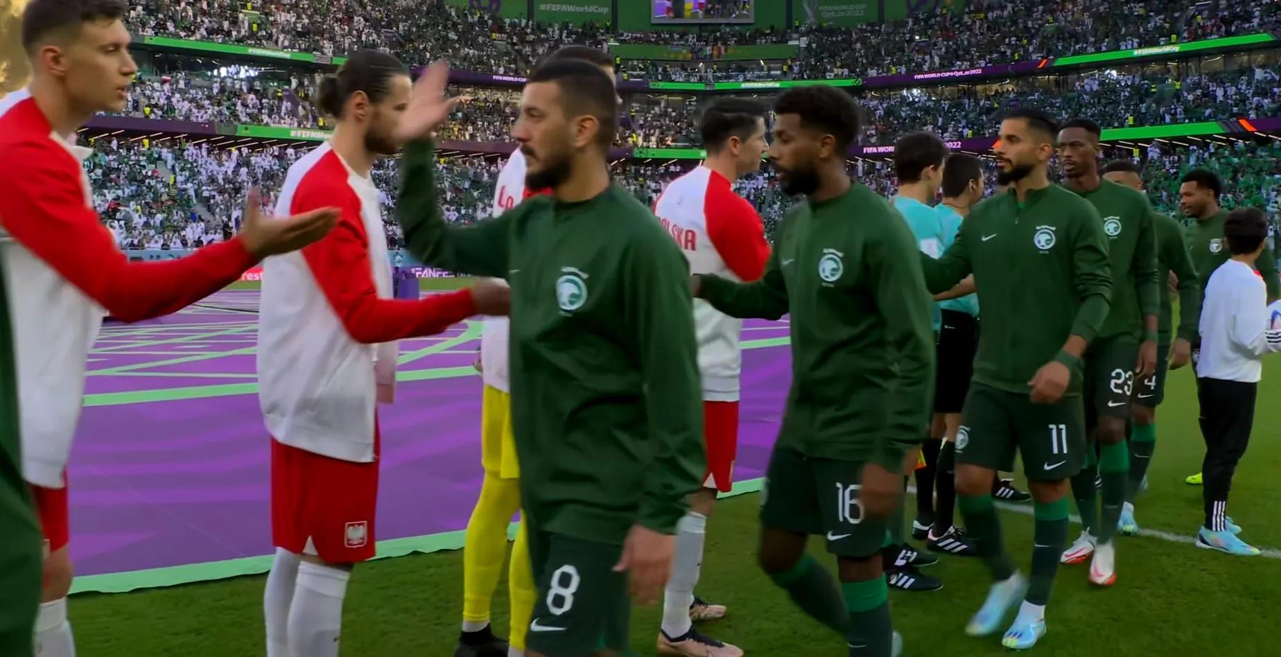 莱万破门沙特,波兰2-0沙特阿拉伯莱万的进球