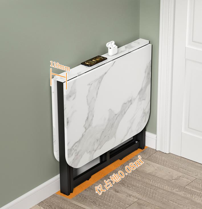 小户型折叠餐桌最新款实用,折叠6人餐桌小户型网红款