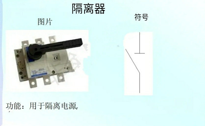 隔离开关和空气开关的符号标志,空气开关和隔离开关符号怎么识别
