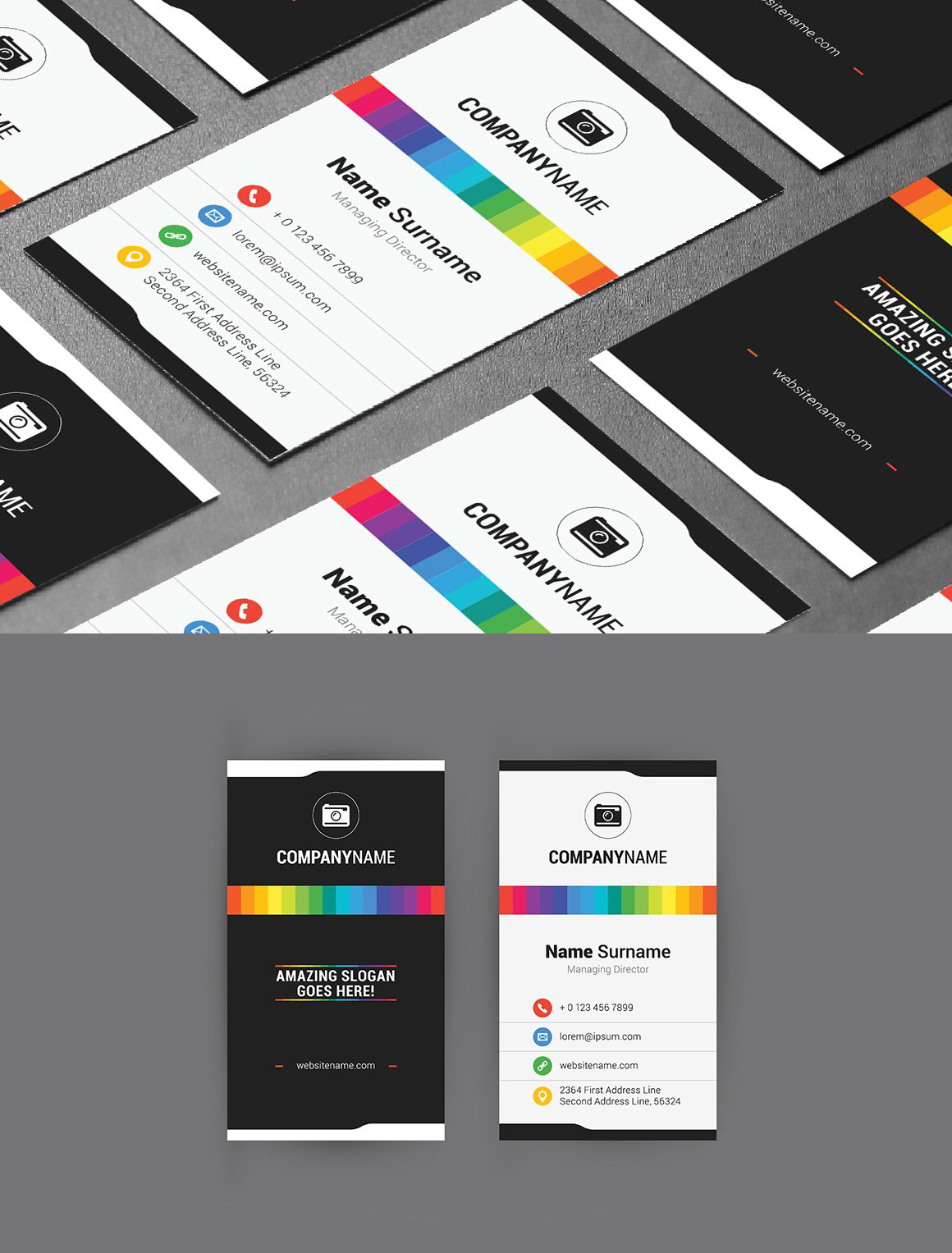 商务名片设计欣赏极致留白,高级商务简约名片设计