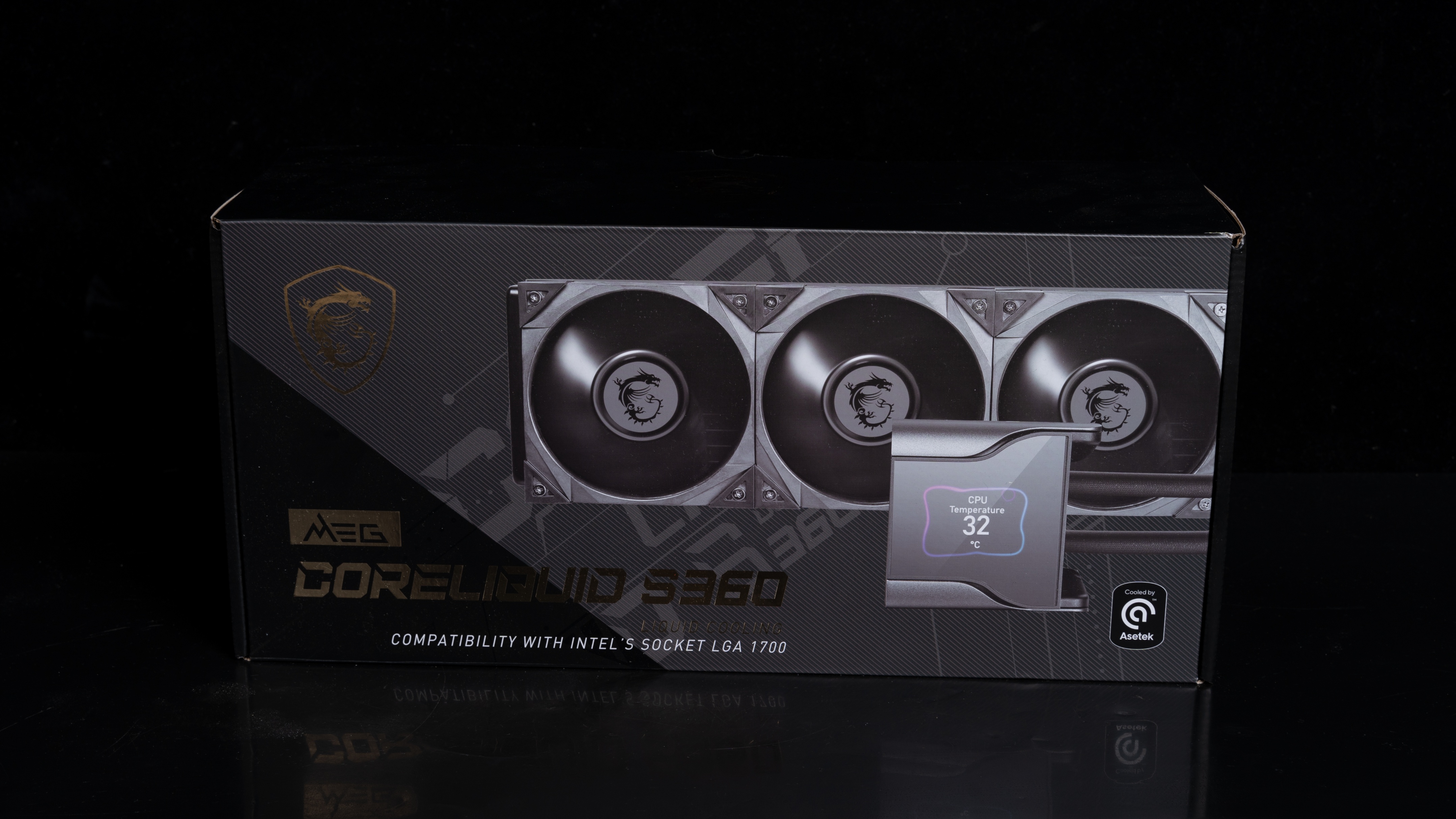 微星megcoreliquids360一体水冷,微星s360水冷开箱