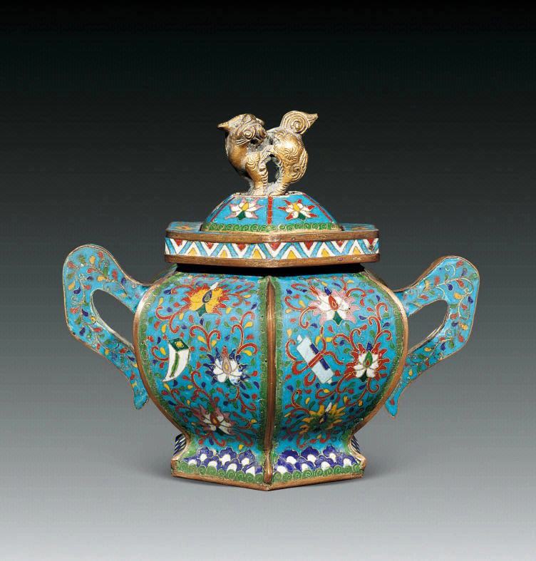 乾隆时期景泰蓝特征,清朝景泰蓝鉴定要点