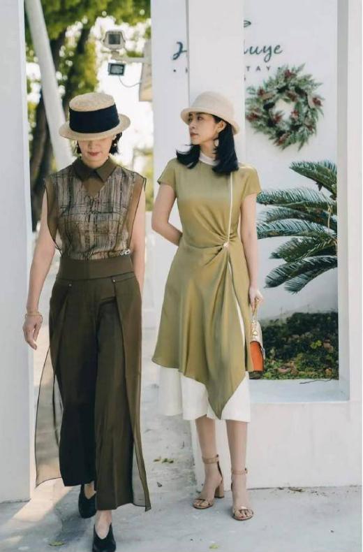 上海街拍长裤长裙,上海街拍修身长裙气质