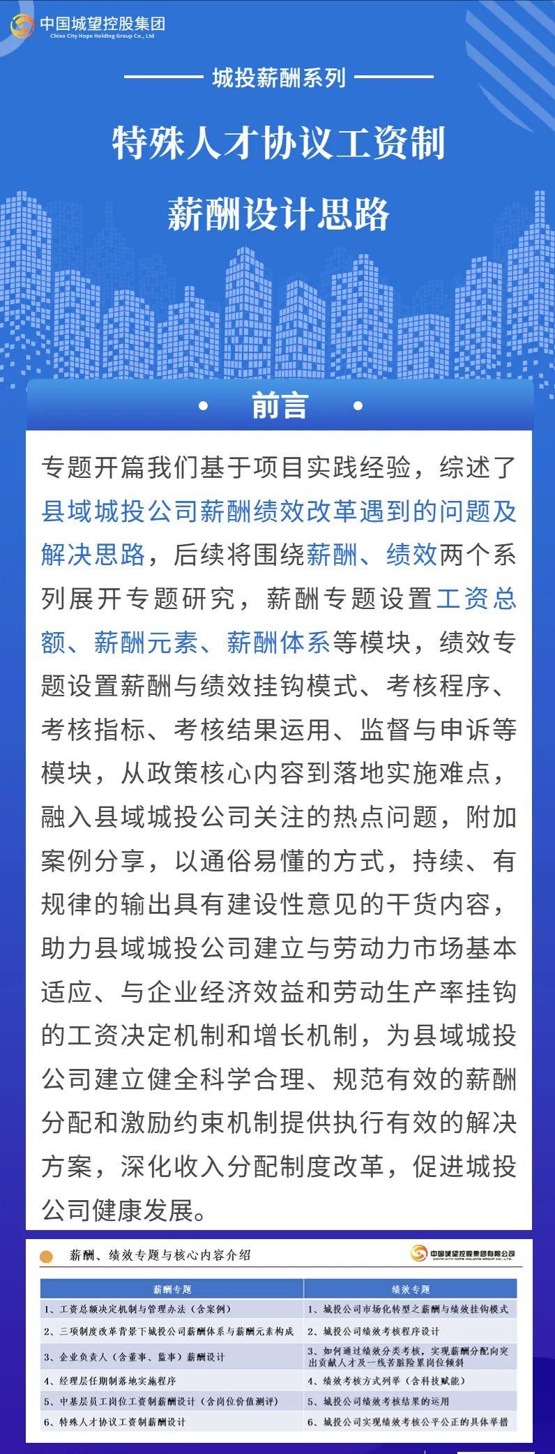 项目工资制薪酬方案,城投人才引进薪酬