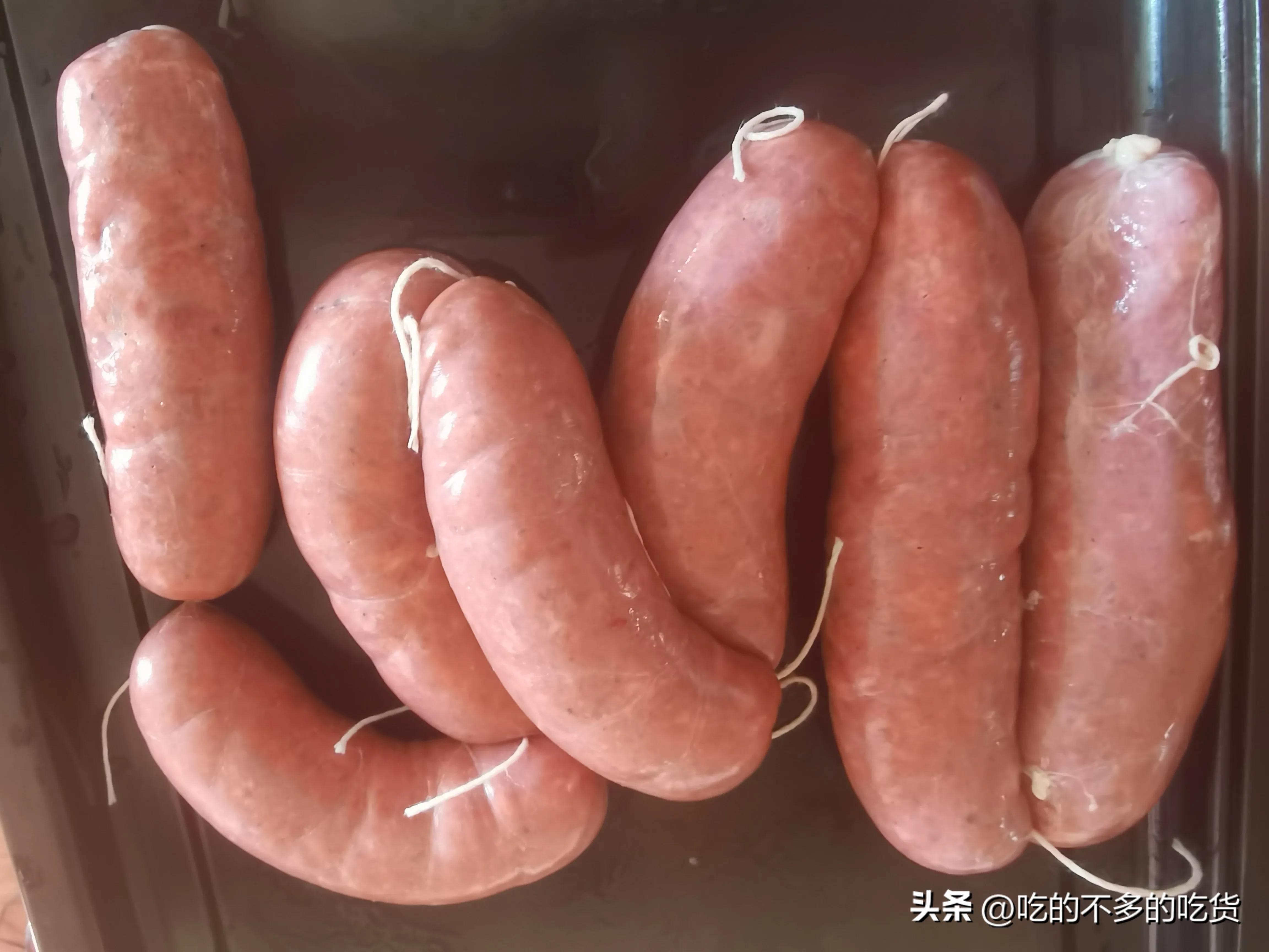 自制肉肠10斤肉家常调料比例,自制肉肠