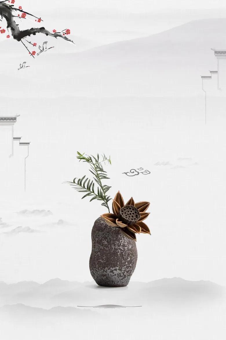 水墨画图片壁纸,手绘壁纸唯美意境水墨