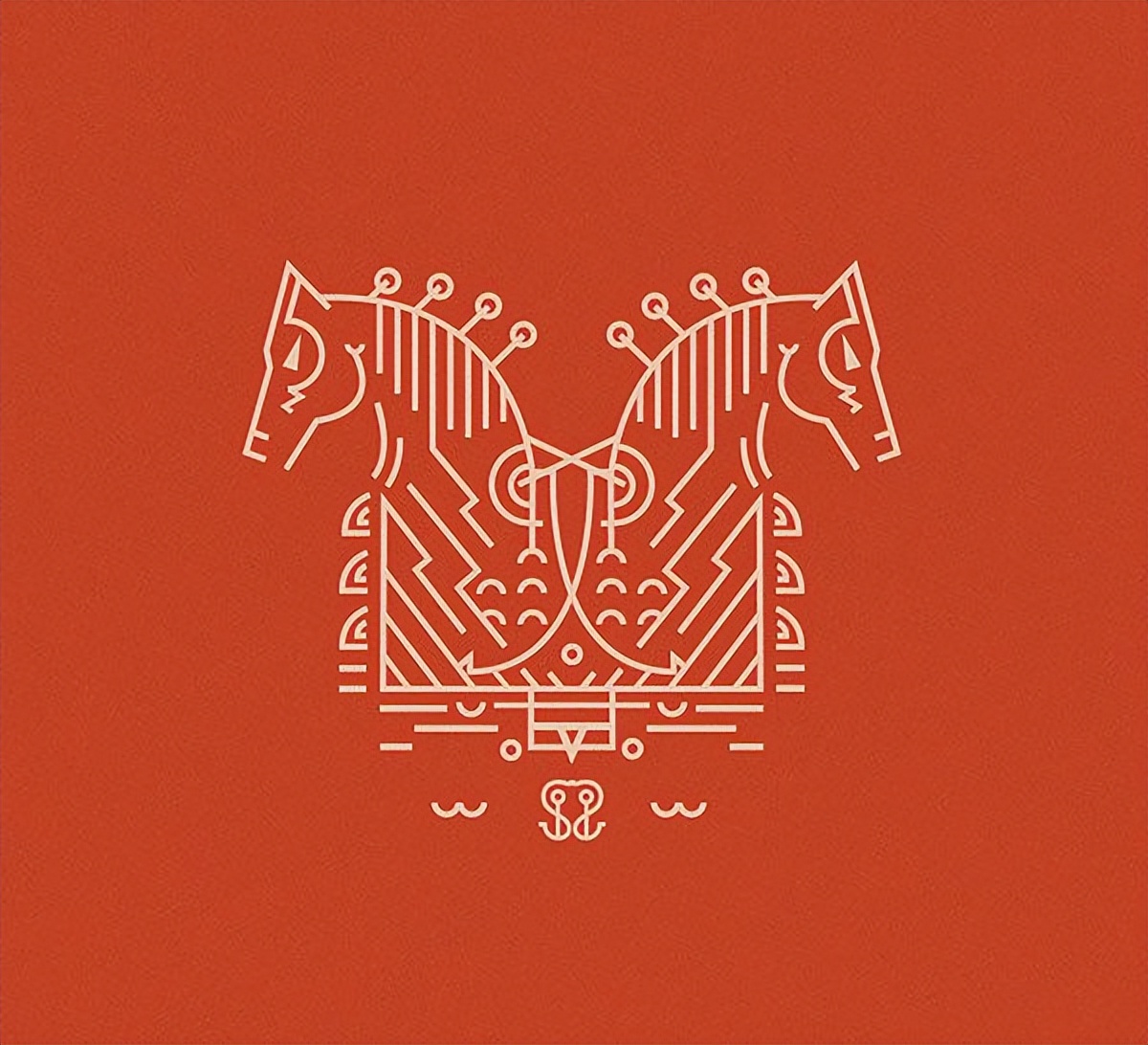 logos：马不停蹄！一组活力十足的马元素标志设计