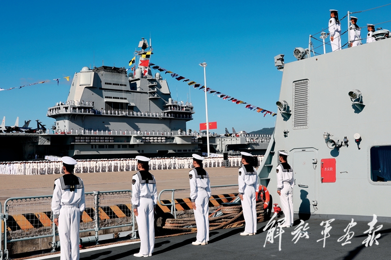 双航母山东舰完整视频,双航母抵近台岛