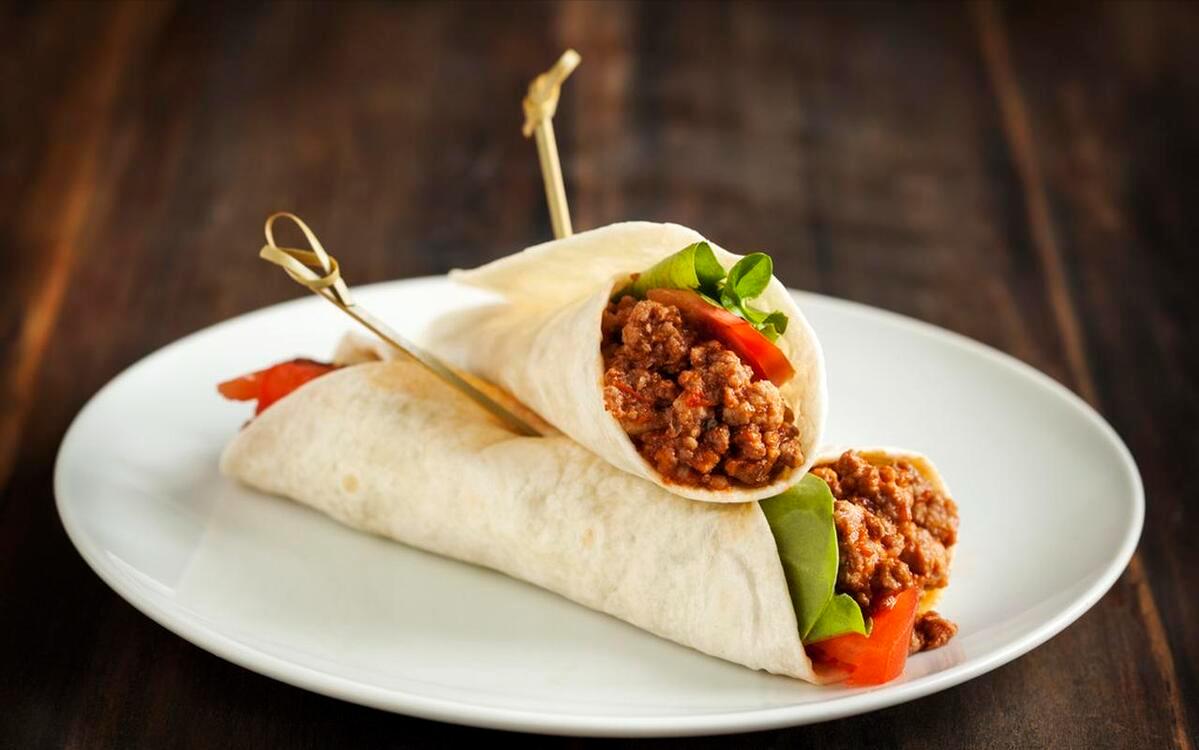 美食墨西哥卷饼,充满墨西哥风情的卷饼