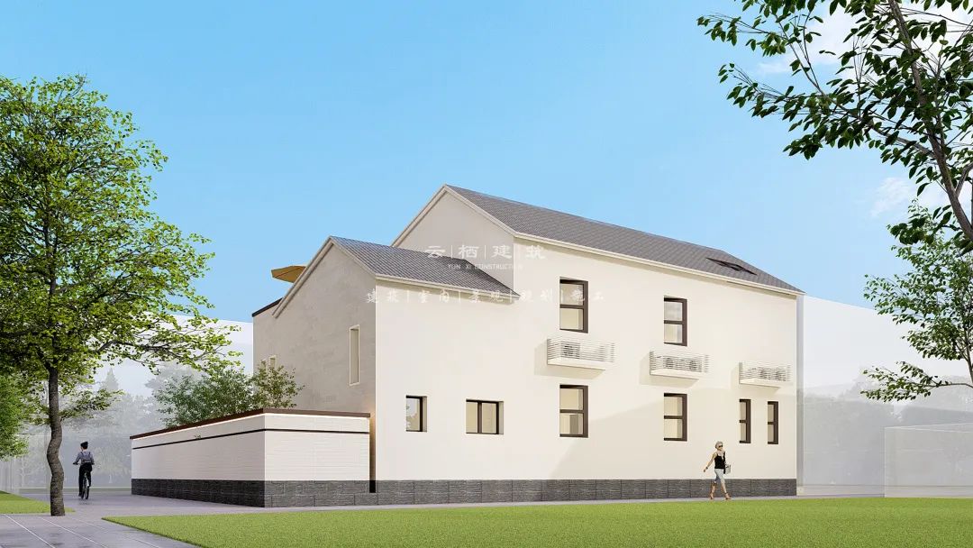 北京简约小别墅二层,北京现代简约轻奢二层别墅